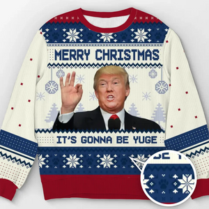 Change Is Coming And We Are Ready - US Election Ugly Sweatshirt - Unisex Wool Jumper - Christmas Gift For Red-Wave Supporters