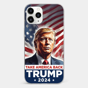 The People's President Is Back - US Election Clear Phone Case