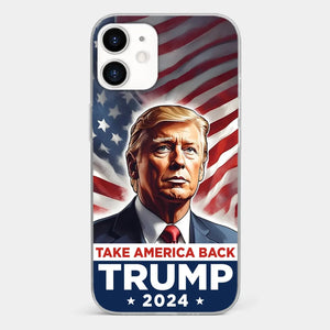 The People's President Is Back - US Election Clear Phone Case