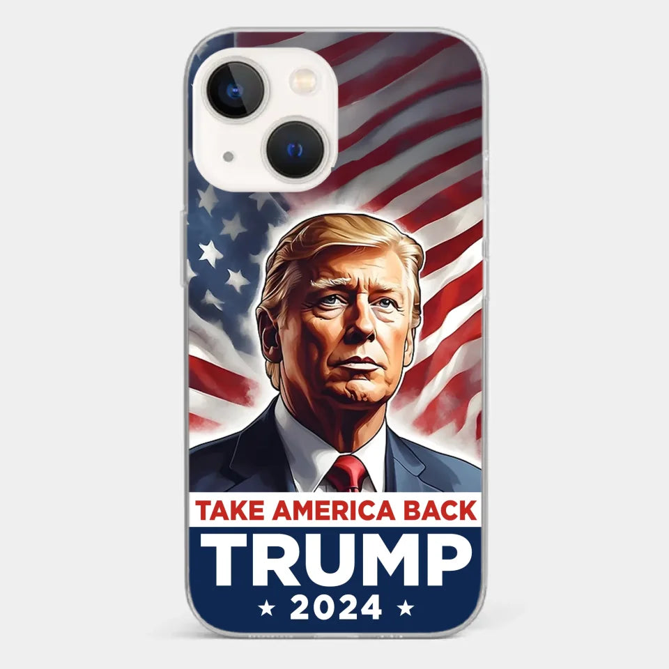 The People's President Is Back - US Election Clear Phone Case