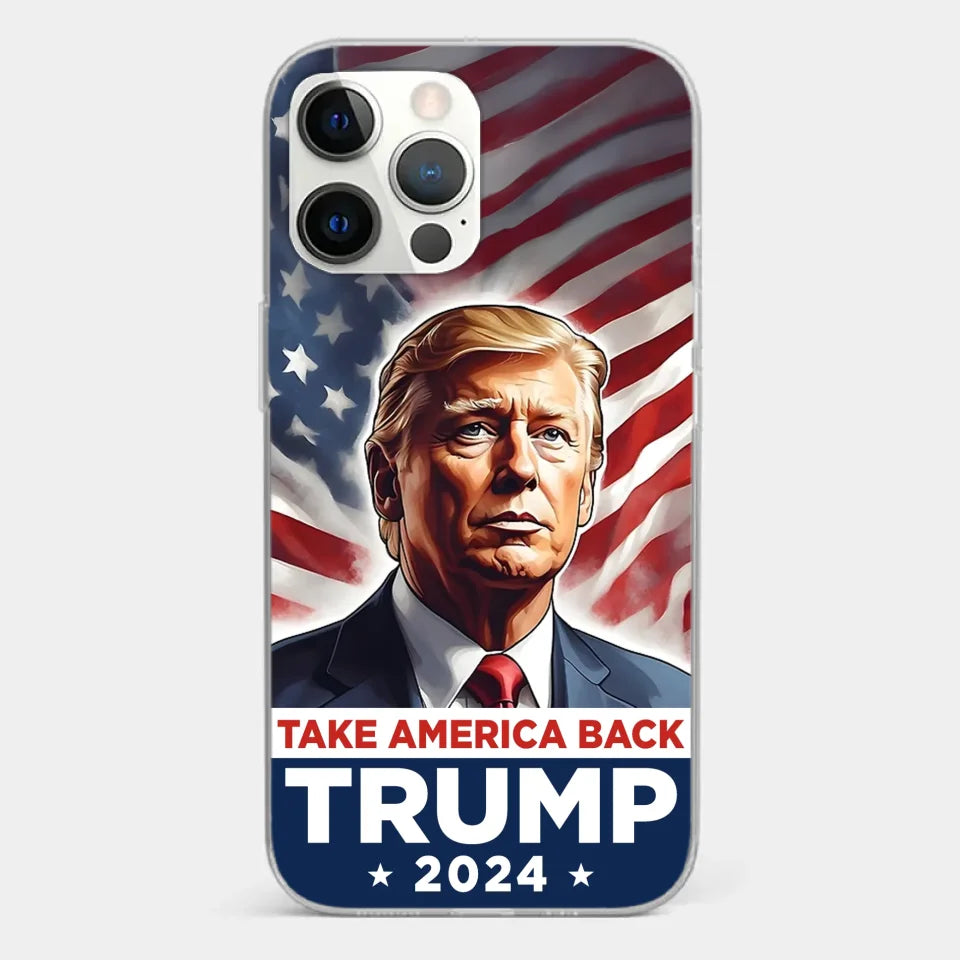 The People's President Is Back - US Election Clear Phone Case