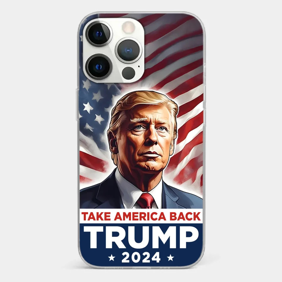 The People's President Is Back - US Election Clear Phone Case