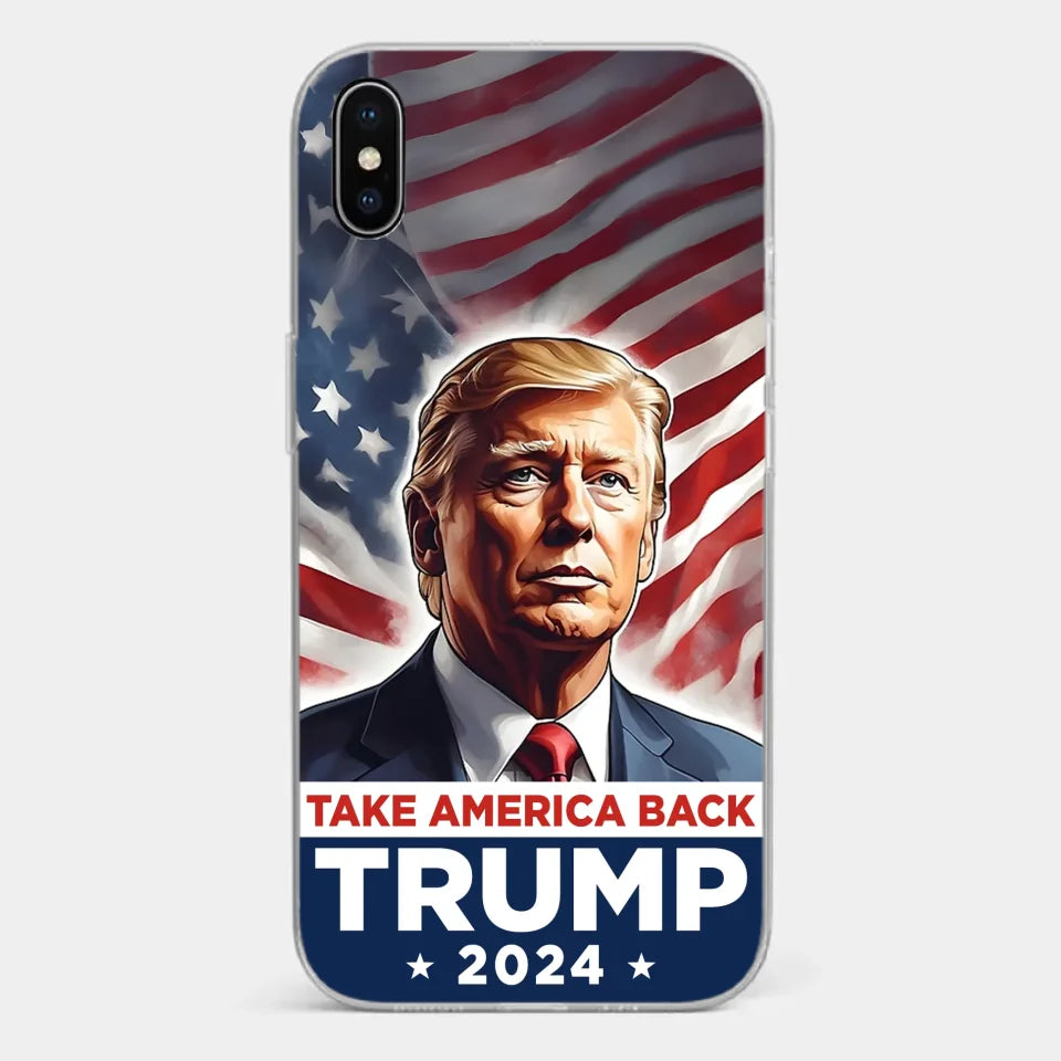 The People's President Is Back - US Election Clear Phone Case