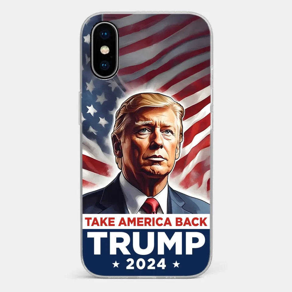 The People's President Is Back - US Election Clear Phone Case