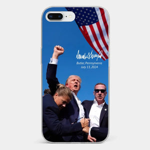 Here To Fight For People - US Election Clear Phone Case