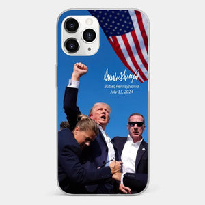 Here To Fight For People - US Election Clear Phone Case