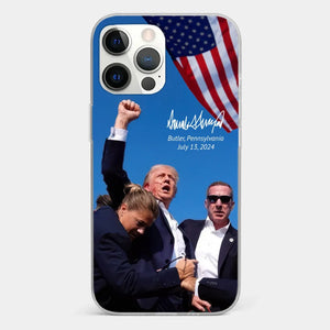 Here To Fight For People - US Election Clear Phone Case