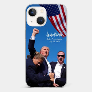 Here To Fight For People - US Election Clear Phone Case