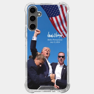 Here To Fight For People - US Election Clear Phone Case