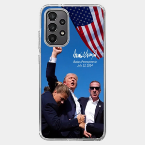 Here To Fight For People - US Election Clear Phone Case