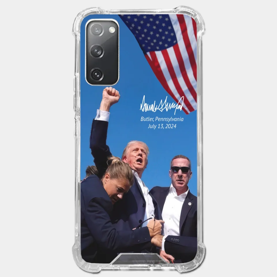Here To Fight For People - US Election Clear Phone Case