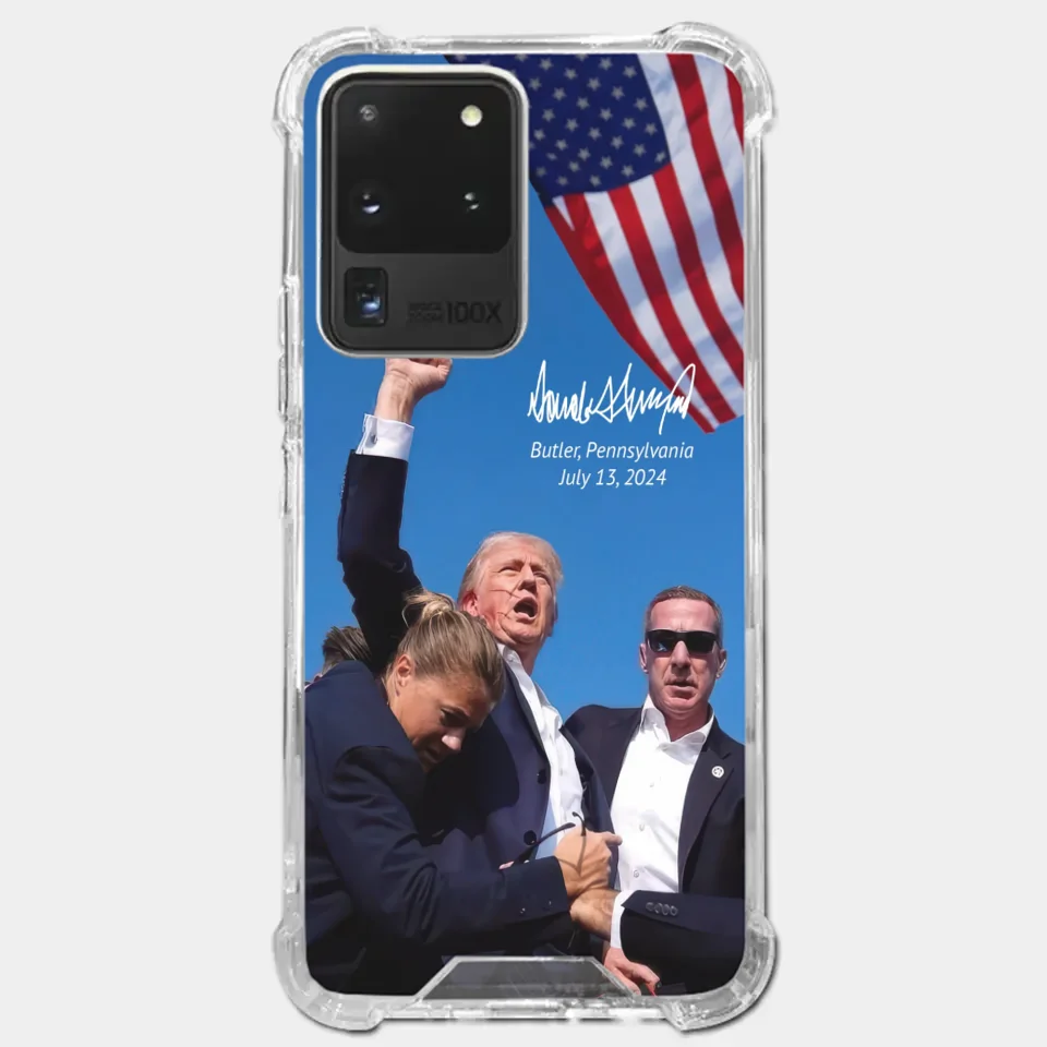 Here To Fight For People - US Election Clear Phone Case