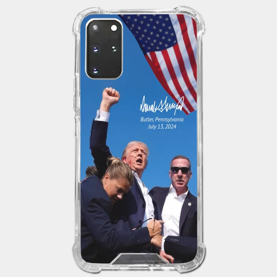 Here To Fight For People - US Election Clear Phone Case