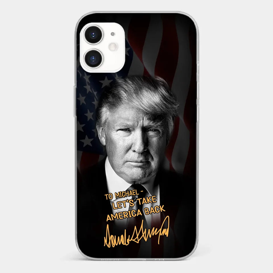 Let's Make The Nation Strong Together - US Election Clear Phone Case