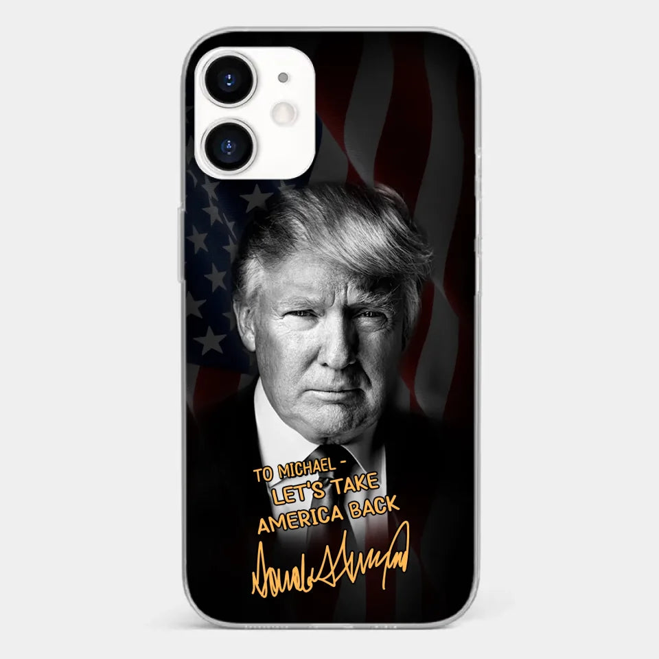 Let's Make The Nation Strong Together - US Election Clear Phone Case