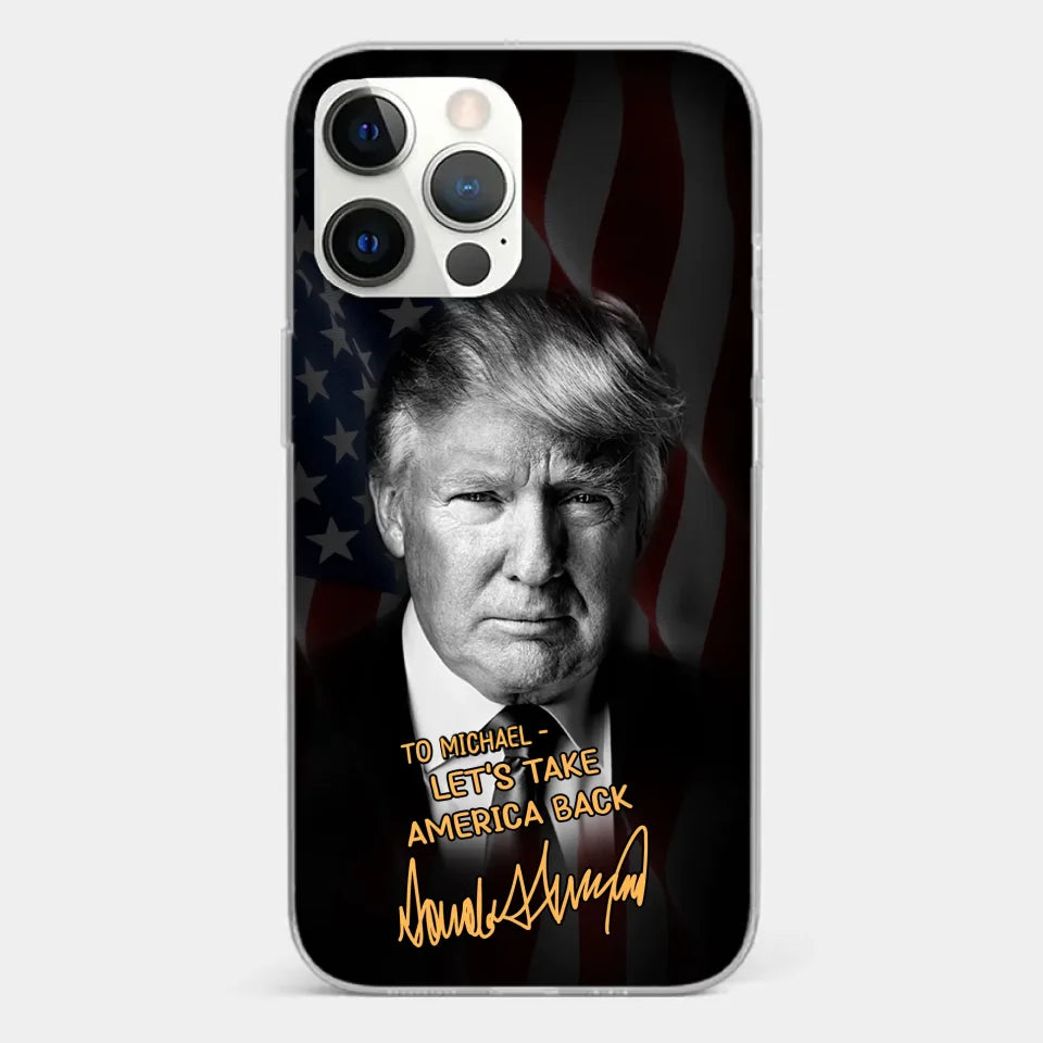 Let's Make The Nation Strong Together - US Election Clear Phone Case