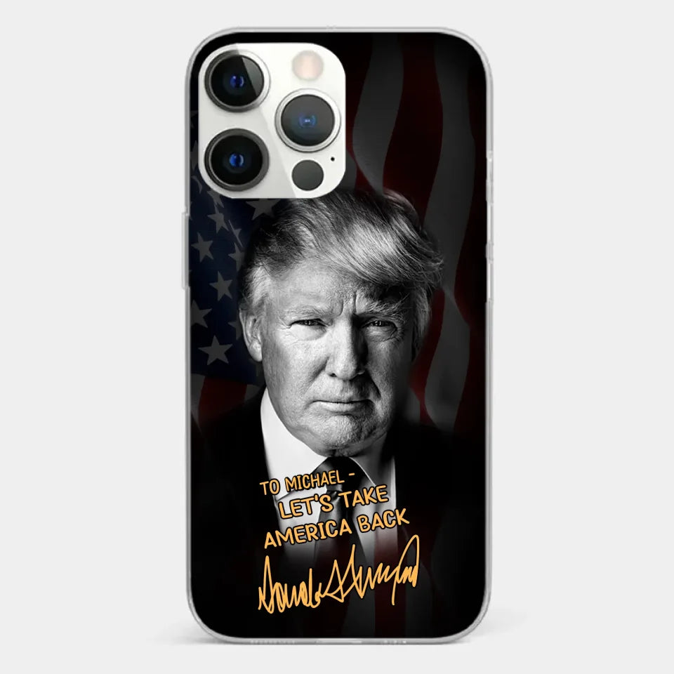 Let's Make The Nation Strong Together - US Election Clear Phone Case