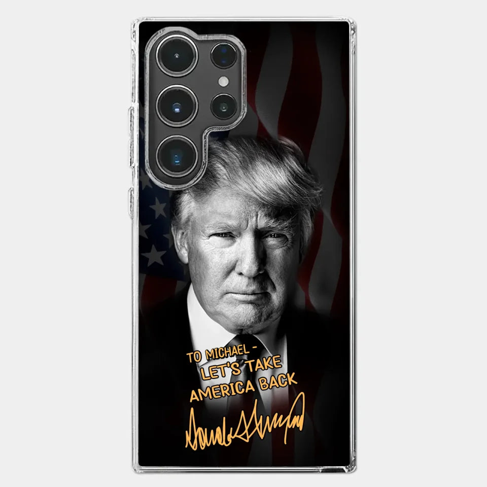 Let's Make The Nation Strong Together - US Election Clear Phone Case