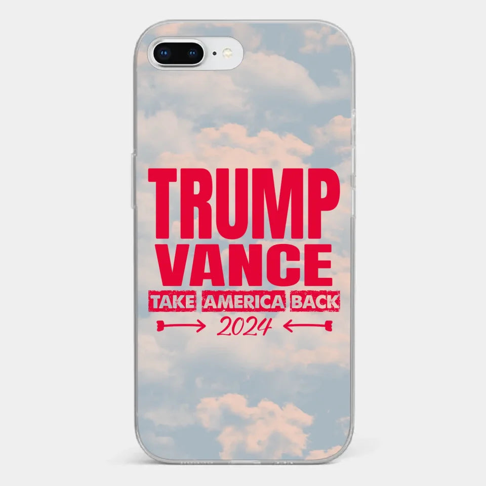United We Stand For A Better Future - US Election Clear Phone Case