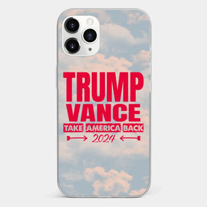 United We Stand For A Better Future - US Election Clear Phone Case
