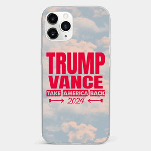 United We Stand For A Better Future - US Election Clear Phone Case