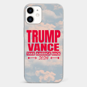 United We Stand For A Better Future - US Election Clear Phone Case