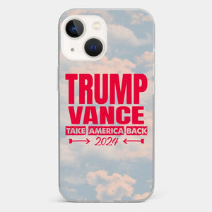 United We Stand For A Better Future - US Election Clear Phone Case