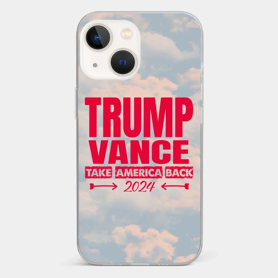 United We Stand For A Better Future - US Election Clear Phone Case