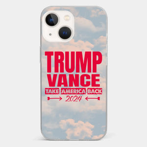 United We Stand For A Better Future - US Election Clear Phone Case