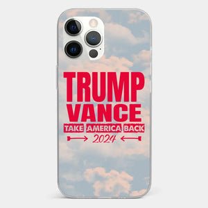 United We Stand For A Better Future - US Election Clear Phone Case