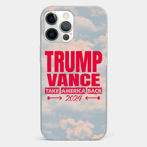 United We Stand For A Better Future - US Election Clear Phone Case