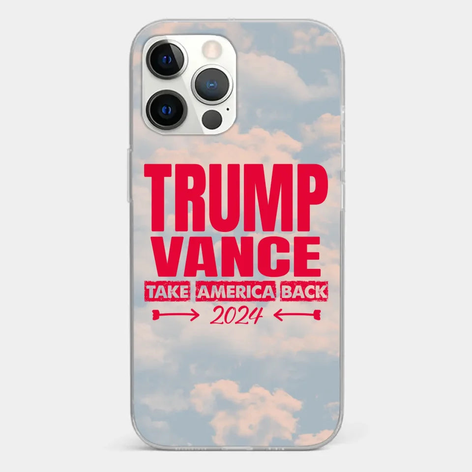 United We Stand For A Better Future - US Election Clear Phone Case