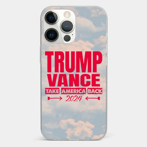 United We Stand For A Better Future - US Election Clear Phone Case