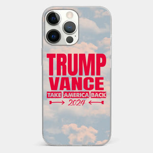 United We Stand For A Better Future - US Election Clear Phone Case