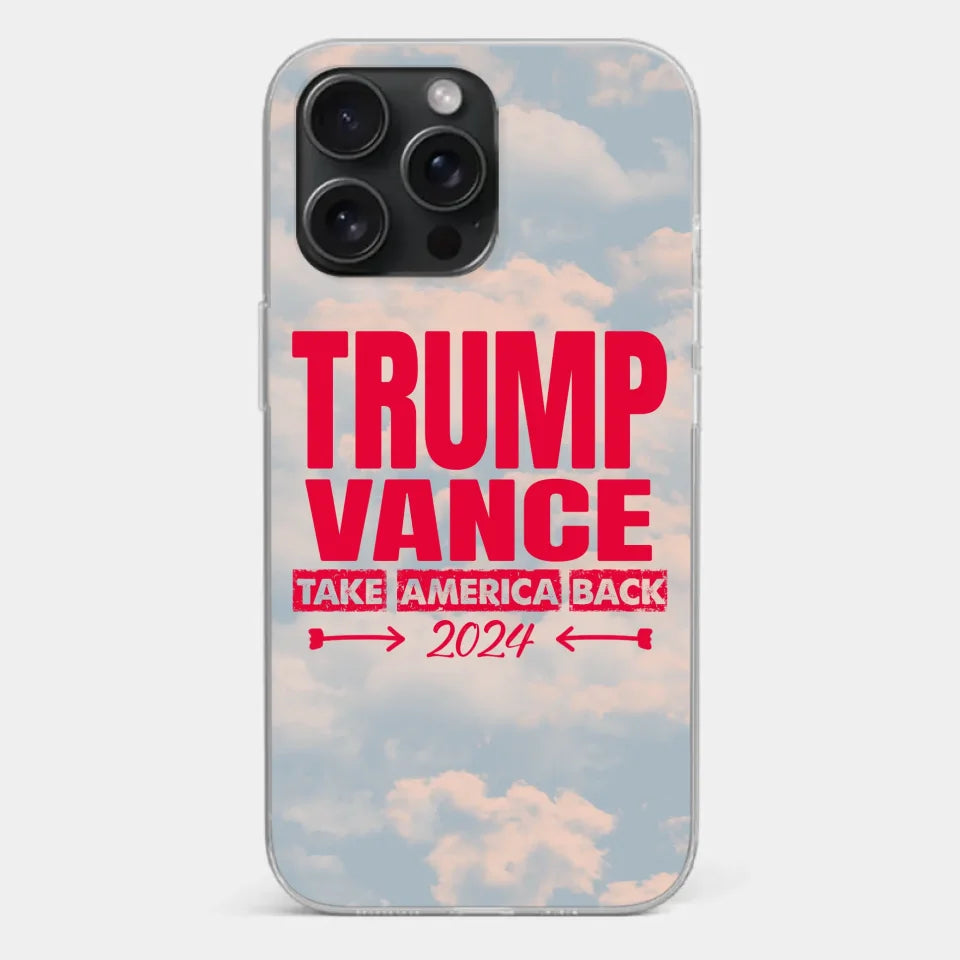 United We Stand For A Better Future - US Election Clear Phone Case