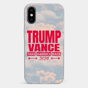 United We Stand For A Better Future - US Election Clear Phone Case