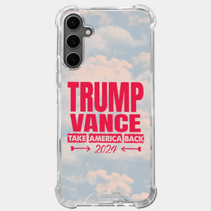 United We Stand For A Better Future - US Election Clear Phone Case