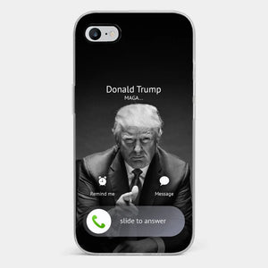 Pick Up The Phone, The President Is Calling - US Election Clear Phone Case