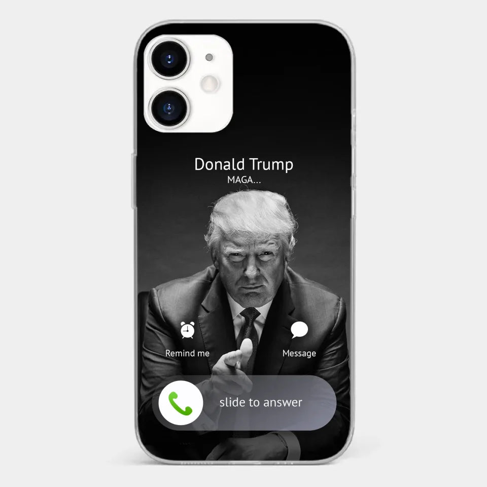 Pick Up The Phone, The President Is Calling - US Election Clear Phone Case
