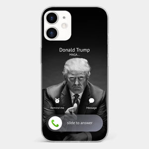 Pick Up The Phone, The President Is Calling - US Election Clear Phone Case