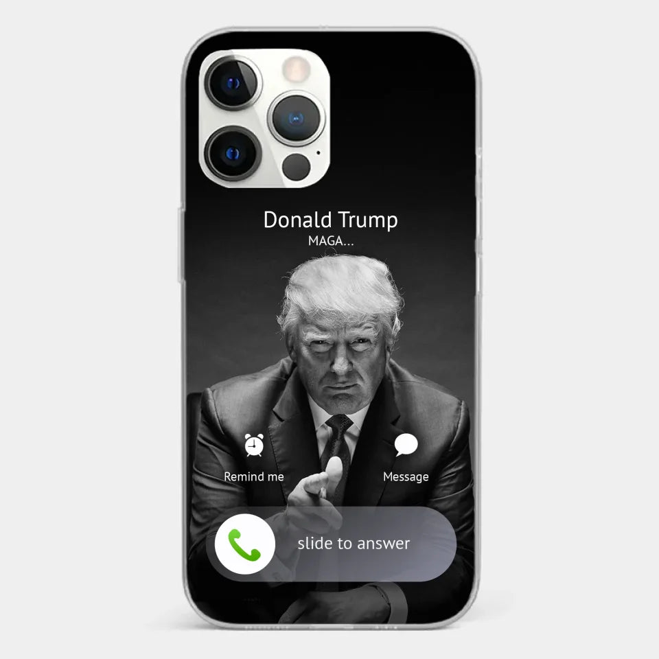 Pick Up The Phone, The President Is Calling - US Election Clear Phone Case