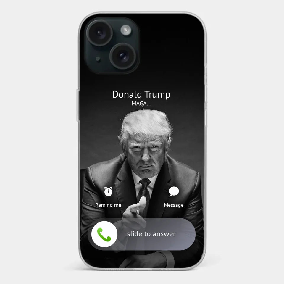 Pick Up The Phone, The President Is Calling - US Election Clear Phone Case