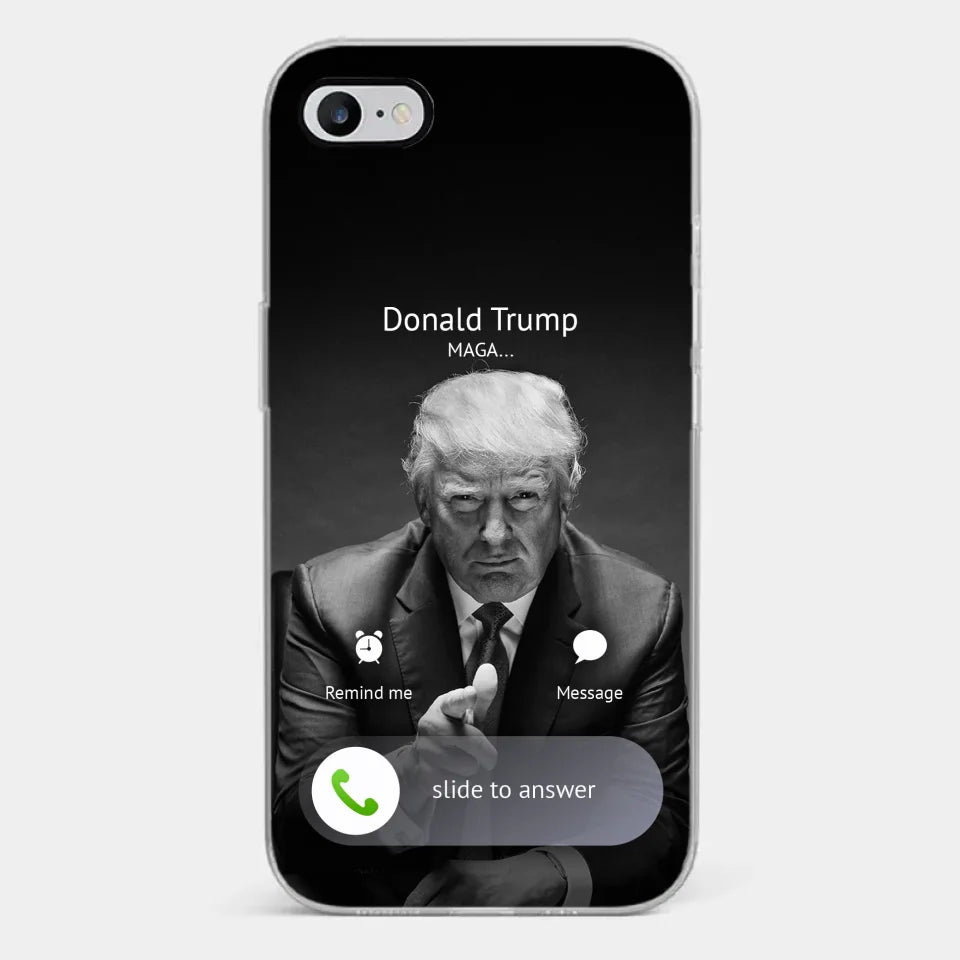Pick Up The Phone, The President Is Calling - US Election Clear Phone Case
