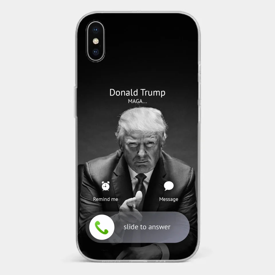Pick Up The Phone, The President Is Calling - US Election Clear Phone Case