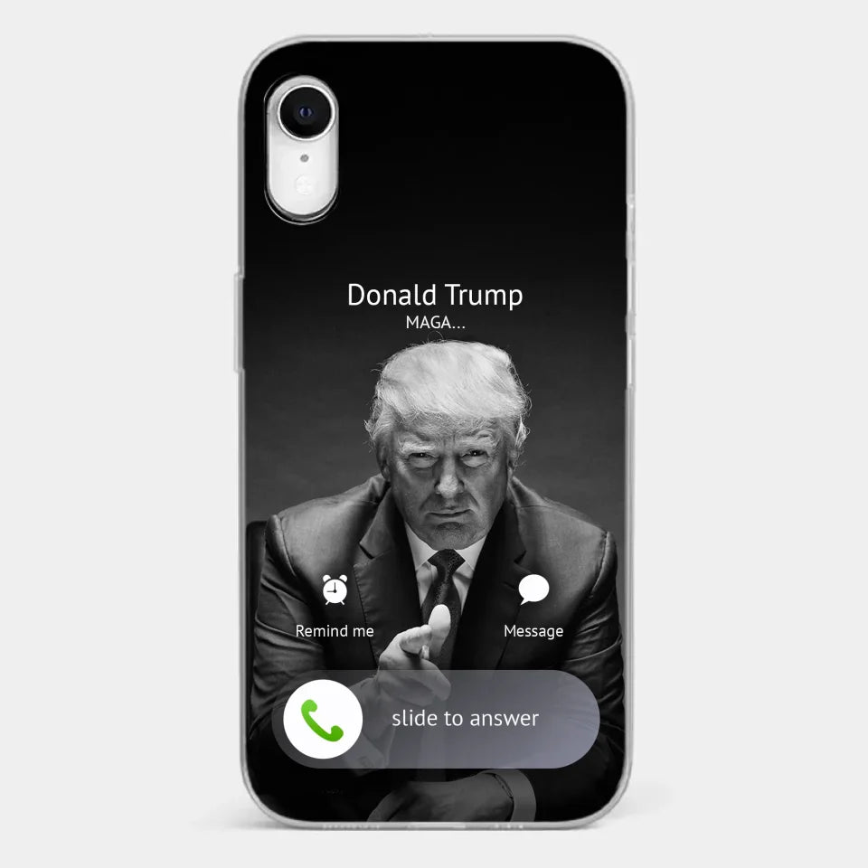Pick Up The Phone, The President Is Calling - US Election Clear Phone Case