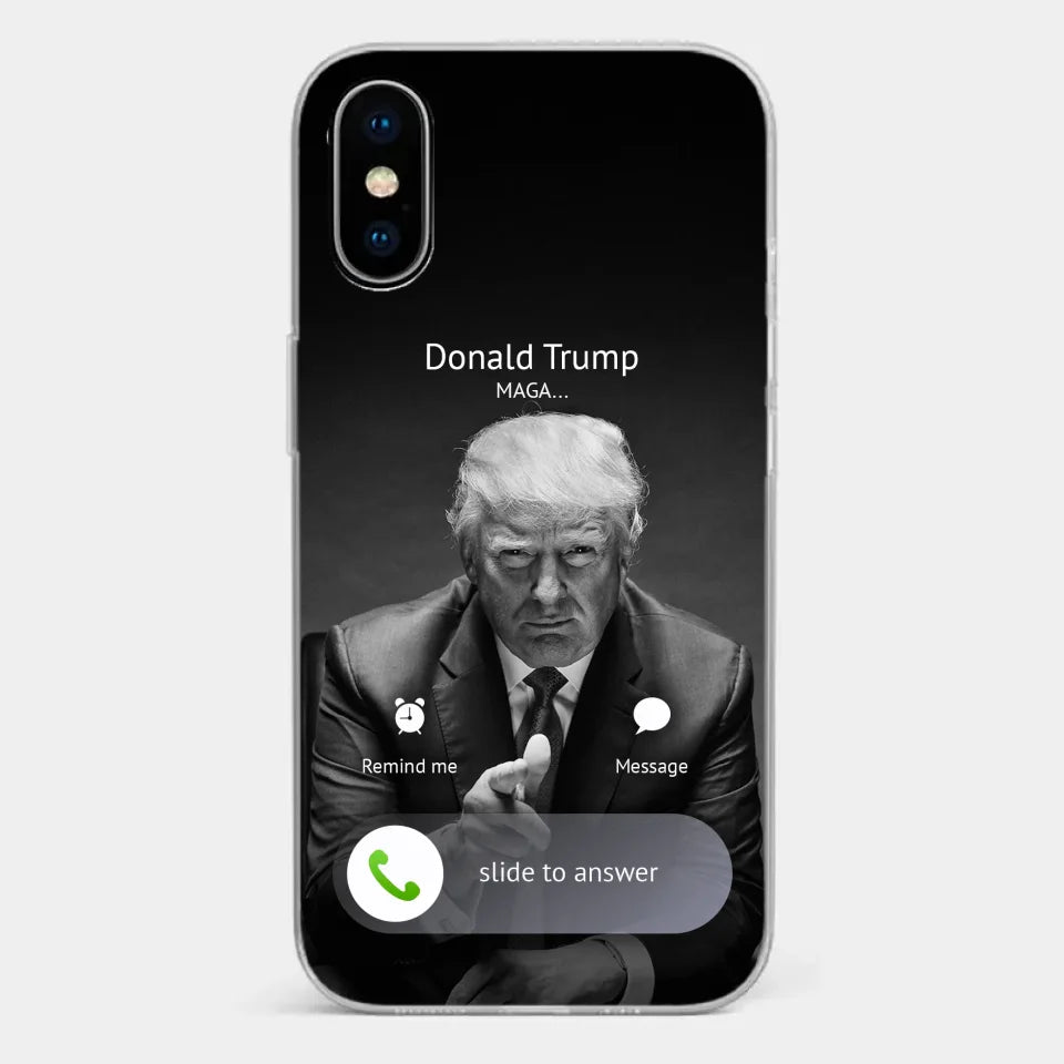 Pick Up The Phone, The President Is Calling - US Election Clear Phone Case