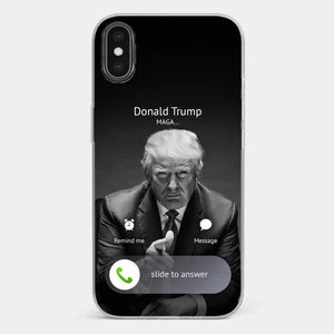 Pick Up The Phone, The President Is Calling - US Election Clear Phone Case