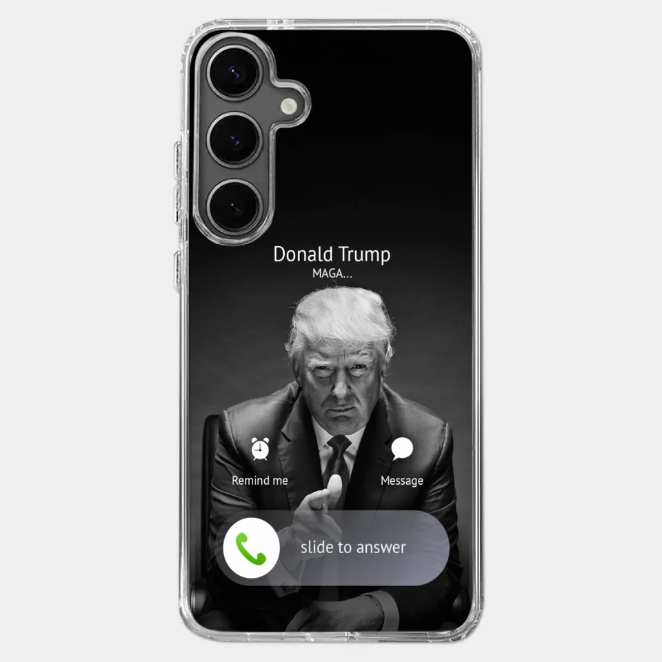 Pick Up The Phone, The President Is Calling - US Election Clear Phone Case