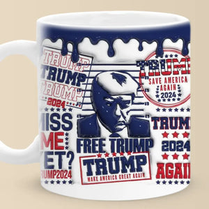 Each Thought Is A Step Towards A Better Tomorrow - US Elections 3D Inflated Effect Printed Mug - Gift For Conservative Supporters