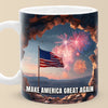 Thumbs Up For Strong Leadership And Integrity - US Elections Mug - Gift For Conservative Supporters